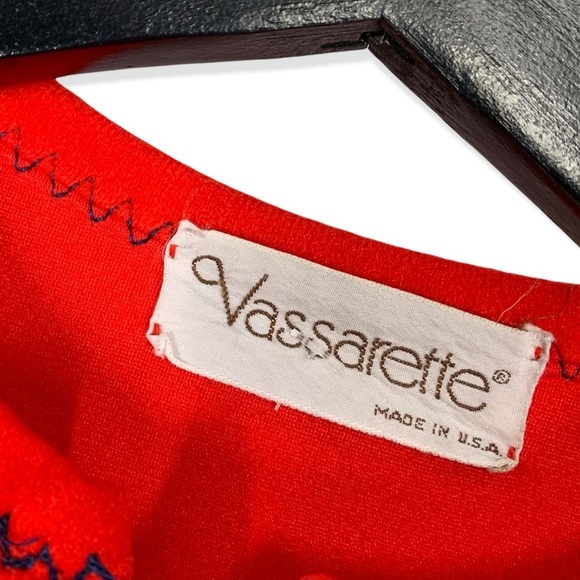 Vintage 60s Vassarette Long Sleeve A Line House Dress - Picture 5 of 6